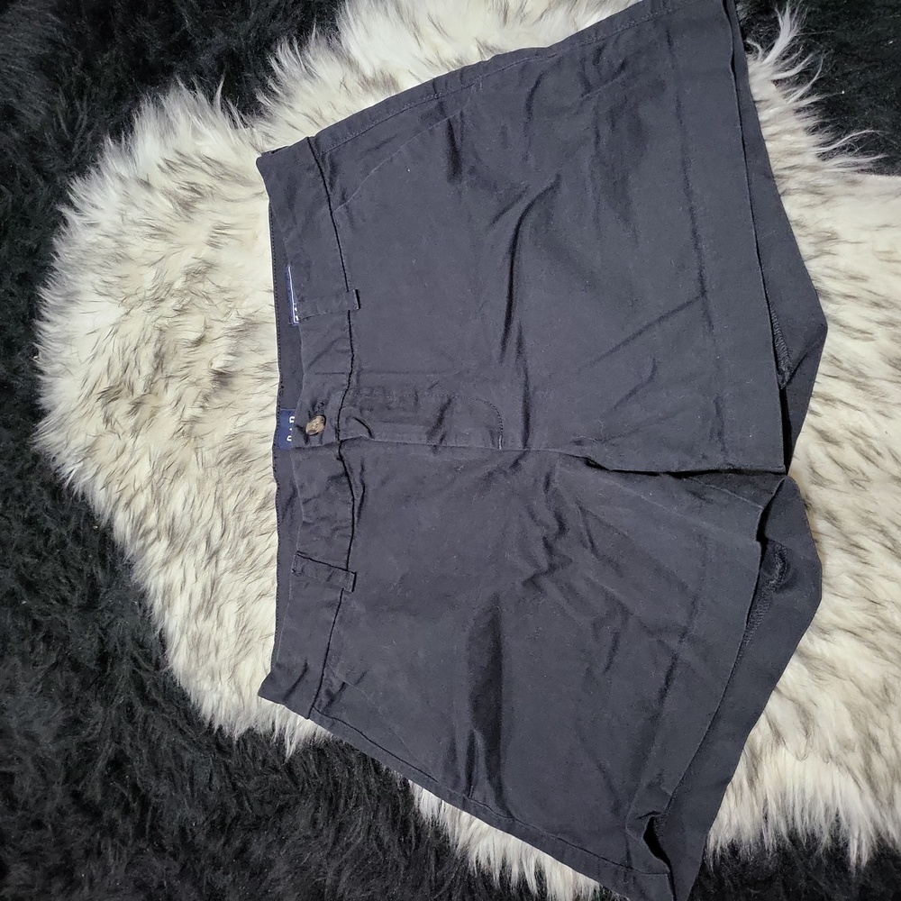WOMENS GAP RELAXED GIRLFRIEND BLACK SHORTS SIZE 14